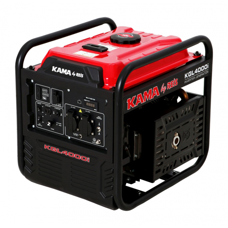 Генератор бензиновий KAMA 1 фаза (220В), 3,6кВт, (KGL-4000-I)